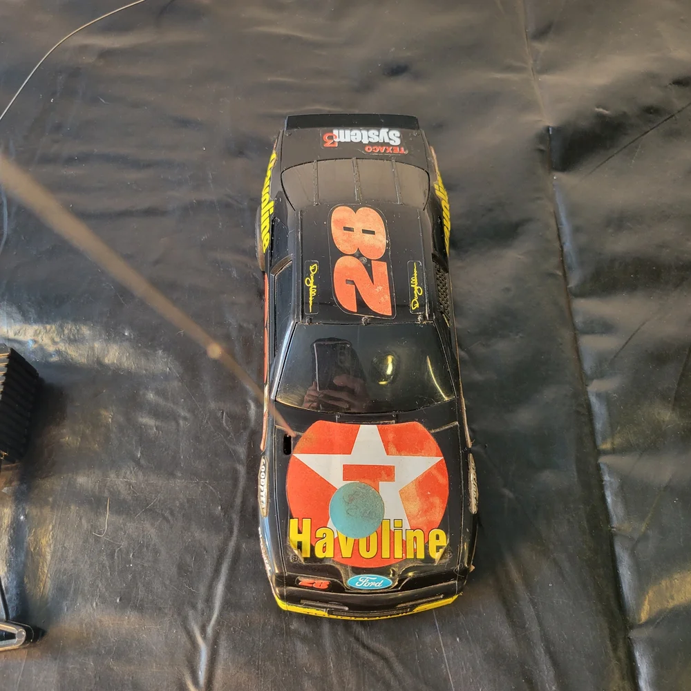 Vintage Bright Havoline #28 Ford Thunderbird RC Car Remote Control 49.86MHz